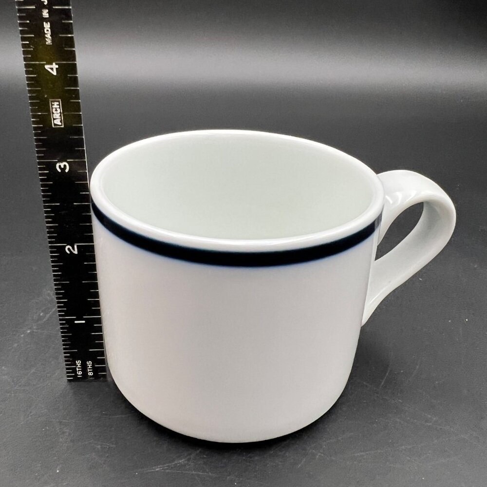Dansk Bistro Maribo Pattern Flat Coffee Cup & Saucer Set (s) - Picture 11 of 12